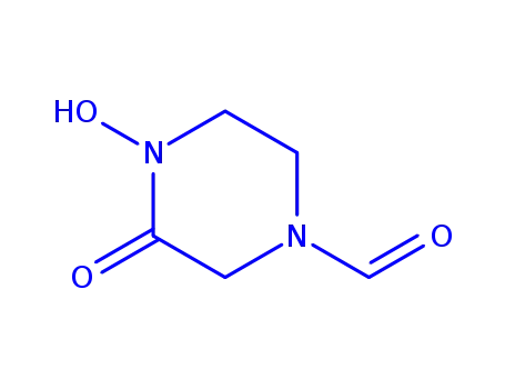 Molecular Structure of 153805-50-6 (1-Piperazinecarboxaldehyde, 4-hydroxy-3-oxo- (9CI))