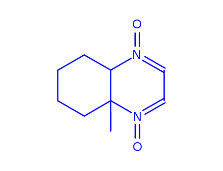 Molecular Structure of 152860-40-7 (Quinoxaline, 4a,5,6,7,8,8a-hexahydro-4a-methyl-, 1,4-dioxide (9CI))
