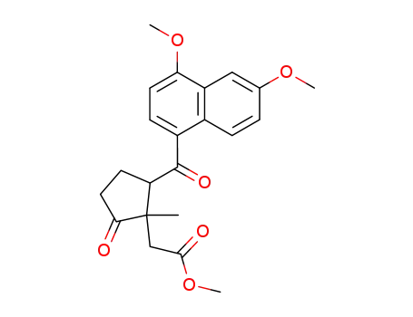 2-(4,6-디메톡시-1-나프토일)-1-메틸-5-옥소시클로펜탄아세트산 메틸 에스테르