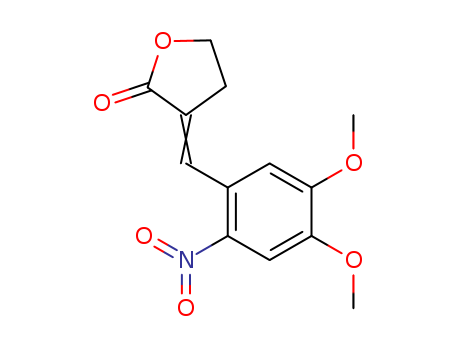 2(3H)-Furanone,3-[(4,5-dimethoxy-2-nitrophenyl)methylene]dihydro- cas  1530-59-2