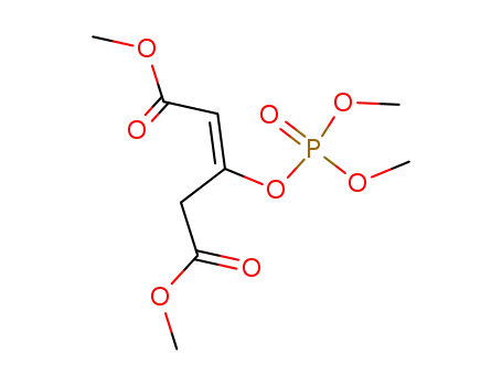 Molecular Structure of 15272-77-2 (dimethyl (2E)-3-[(dimethoxyphosphoryl)oxy]pent-2-enedioate)