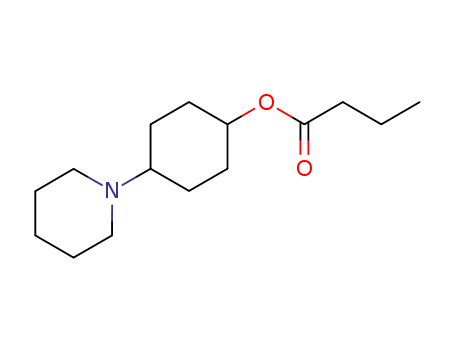 Butyric acid 4-piperidinocyclohexyl ester