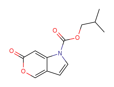 isobutyl 6-oxopyrano<4,3-b>pyrrole-1-carboxylate