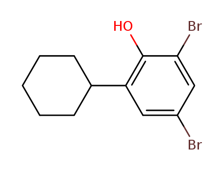 Phenol,2,4-dibromo-6-cyclohexyl- cas  15460-13-6