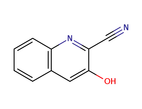 Molecular Structure of 15462-43-8 (2-CYANO-3-HYDROXYQUINOLINE)