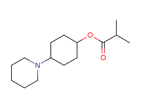 Molecular Structure of 1532-00-9 (4-Piperidinocyclohexyl=isobutyrate)