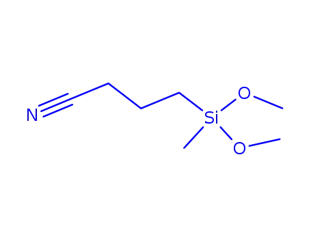 Molecular Structure of 153723-40-1 (3-CYANOPROPYLMETHYLDIMETHOXYSILANE)