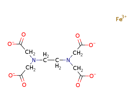 Ferrate(1-),[[N,N'-1,2-ethanediylbis[N-[(carboxy-kO)methyl]glycinato-kN,kO]](4-)]-, (OC-6-21)-(15275-07-7)