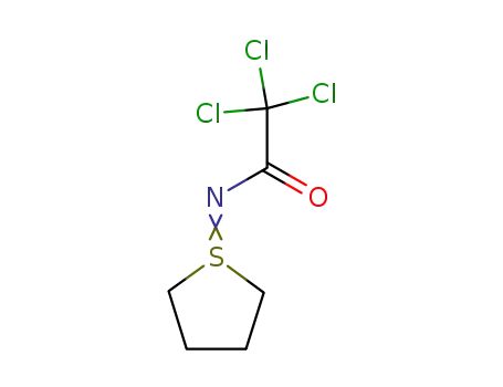 Molecular Structure of 15436-35-8 (1,3,4,5-Tetrahydro-1-[(trichloroacetyl)imino]-1H,2H-thiophene)
