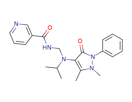 3-Pyridinecarboxamide,N-[[(2,3-dihydro-1,5-dimethyl-3-oxo-2-phenyl-1H-pyrazol-4-yl)(1-methylethyl)amino]methyl]-