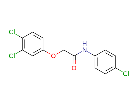 Acetamide, N-(4-chlorophenyl)-2-(3,4-dichlorophenoxy)- cas  15422-26-1