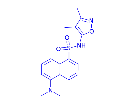 5-(dimethylamino)-N-(3,4-dimethyl-5-isoxazolyl)-1-naphthalenesulfonamide