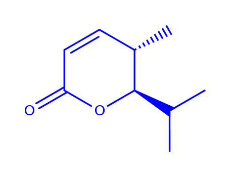 2H-Pyran-2-one,5,6-dihydro-5-methyl-6-(1-methylethyl)-,cis-(9CI)