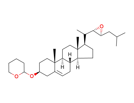2-{(3S,8S,9S,10R,13S,14S,17R)-17-[1-((2S,3S)-3-Isobutyl-oxiranyl)-ethyl]-10,13-dimethyl-2,3,4,7,8,9,10,11,12,13,14,15,16,17-tetradecahydro-1H-cyclopenta[a]phenanthren-3-yloxy}-tetrahydro-pyran
