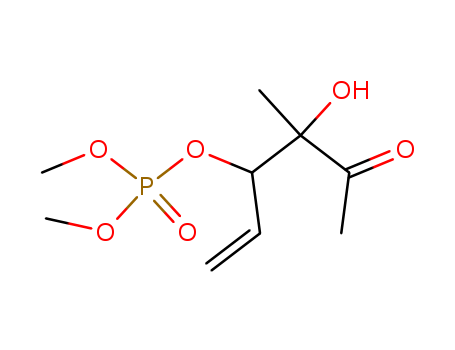 Phosphoric acid,dimethyl ester, 4-ester with 3,4-dihydroxy-3-methyl-5-hexen-2-one (8CI) cas  15353-08-9