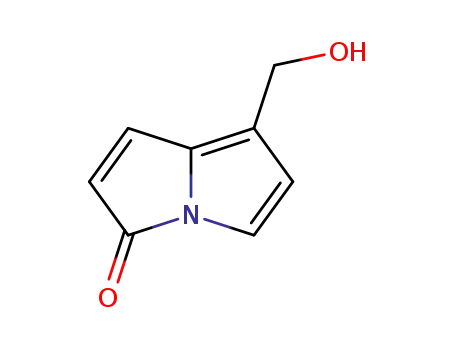 Molecular Structure of 154367-62-1 (3H-Pyrrolizin-3-one, 7-(hydroxymethyl)- (9CI))