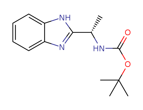 Carbamic acid, [1-(1H-benzimidazol-2-yl)ethyl]-, 1,1-dimethylethyl ester, (S)-