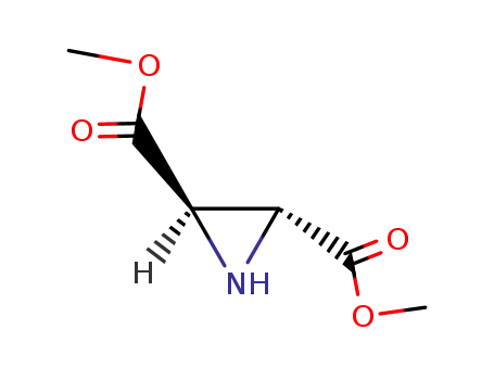 Molecular Structure of 154632-89-0 (2,3-Aziridinedicarboxylicacid,dimethylester,(2R,3R)-(9CI))