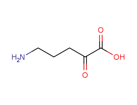 Molecular Structure of 2000-59-1 (5-amino-2-oxo-valeric acid)