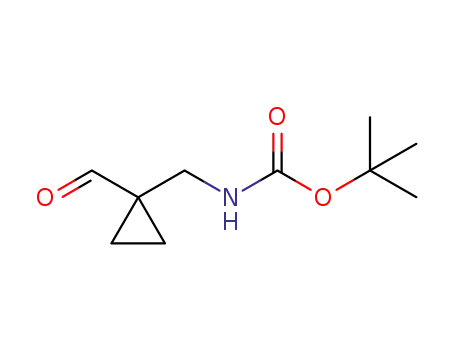 Carbamic acid, [(1-formylcyclopropyl)methyl]-, 1,1-dimethylethyl ester (9CI)