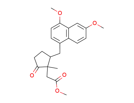 2-[(4,6-ジメトキシ-1-ナフチル)メチル]-1-メチル-5-オキソシクロペンタン酢酸メチル