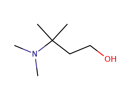 Molecular Structure of 153643-78-8 (1-Butanol,3-(dimethylamino)-3-methyl-(9CI))