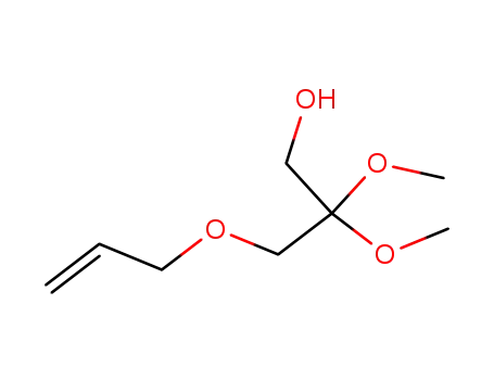 Molecular Structure of 153214-83-6 (3-ALLYLOXY-2,2-DIMETHOXY-1-PROPANOL)