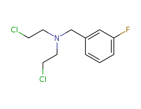 2-chloro-N-(2-chloroethyl)-N-[(3-fluorophenyl)methyl]ethanamine