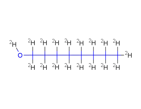 Molecular Structure of 69974-54-5 (1-OCTANOL-D18)