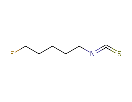 Molecular Structure of 1536-80-7 (5-Fluoropentyl isothiocyanate)