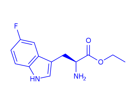 Ethyl 2-amino-3-(5-fluoro-1H-indol-3-yl)propanoate, 3-(2-Amino-3-ethoxy-3-oxoprop-1-yl)-5-fluoro-1H-indole