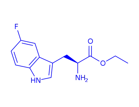 Ethyl 2-amino-3-(5-fluoro-1H-indol-3-yl)propanoate, 3-(2-Amino-3-ethoxy-3-oxoprop-1-yl)-5-fluoro-1H-indole