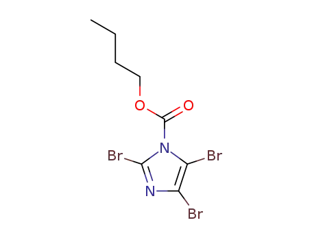 Molecular Structure of 15287-51-1 (2,4,5-tribromoimidazole-1-n-butylcarboxylate)