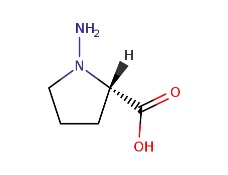 Molecular Structure of 15265-22-2 (L-Proline, 1-amino- (9CI))