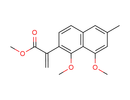 2-(1,8-Dimethoxy-6-methyl-naphthalen-2-yl)-acrylic acid methyl ester