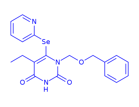 1-((BENZYLOXY)METHYL)-5-ETHYL-6-((PYRIDIN-2-YL)SELENO)PYRIMIDINE-2,4(1H,3H)-DIONECAS