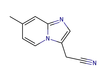 Imidazo(1,2-a)pyridine-3-acetonitrile, 7-methyl-