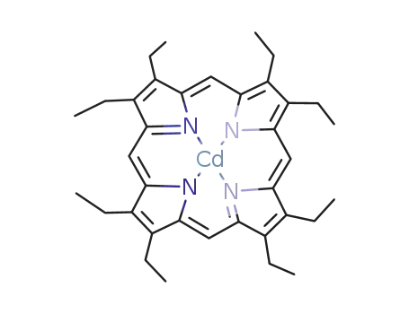 Molecular Structure of 49661-61-2 (cadmium(II) octaethylporphyrin)