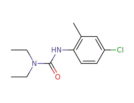 Molecular Structure of 15441-97-1 (3-(4-Chloro-2-methylphenyl)-1,1-diethylurea)
