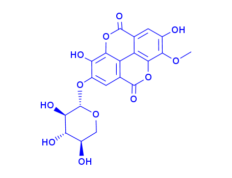 [1]Benzopyrano[5,4,3-cde][1]benzopyran-5,10-dione,2,8-dihydroxy-3-methoxy-7-(b-D-xylopyranosyloxy)-