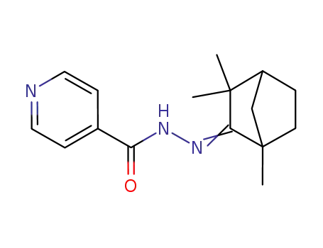 Isonicotinic acid, (1,3,3-trimethyl-2-norbornylidene)hydrazide