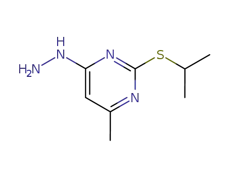 4-hydrazino-2-isopropylsulfanyl-6-methyl-pyrimidine