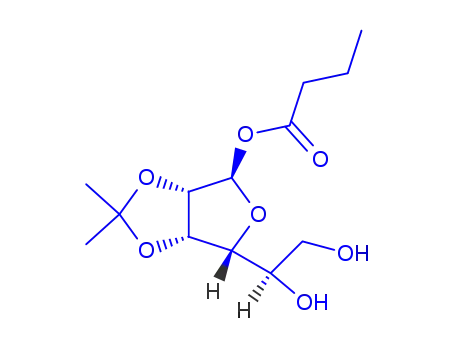 Molecular Structure of 177562-15-1 (O-n-Butanoyl-2,3-O-diisopropylidene-α-D-mannofuranoside)