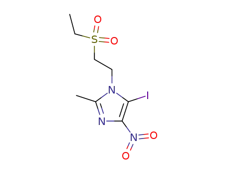 1-[2-(Ethylsulfonyl)ethyl]-5-iodo-2-methyl-4-nitro-1h-imidazole