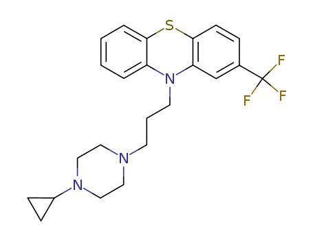 10H-Phenothiazine,10-[3-(4-cyclopropyl-1-piperazinyl)propyl]-2-(trifluoromethyl)-