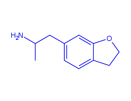 Molecular Structure of 152623-93-3 (6-(2-aminopropyl)-2,3-dihydrobenzofuran)