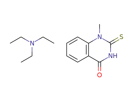 1-Methyl-2-thioxo-2,3-dihydro-1H-quinazolin-4-one; compound with triethyl-amine