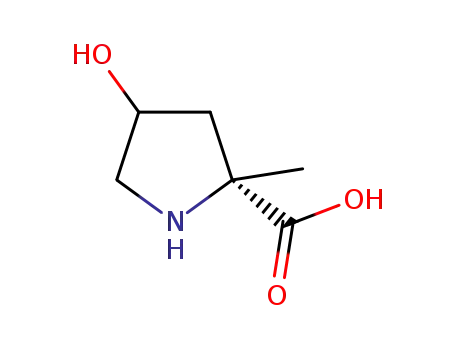 Molecular Structure of 97673-81-9 (L-Proline, 4-hydroxy-2-methyl-, trans- (9CI))