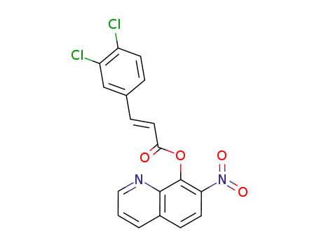 3,4-Dichlorocinnamic acid 7-nitro-8-quinolyl ester