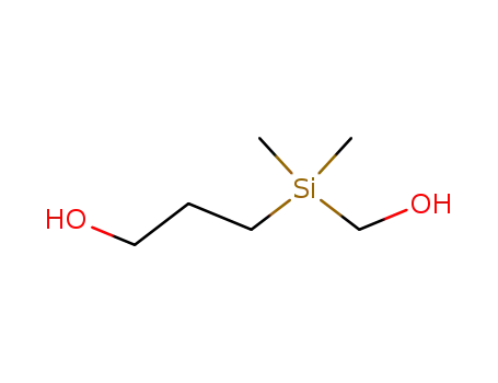 Molecular Structure of 2917-49-9 (3-[(hydroxymethyl)(dimethyl)silyl]propan-1-ol)